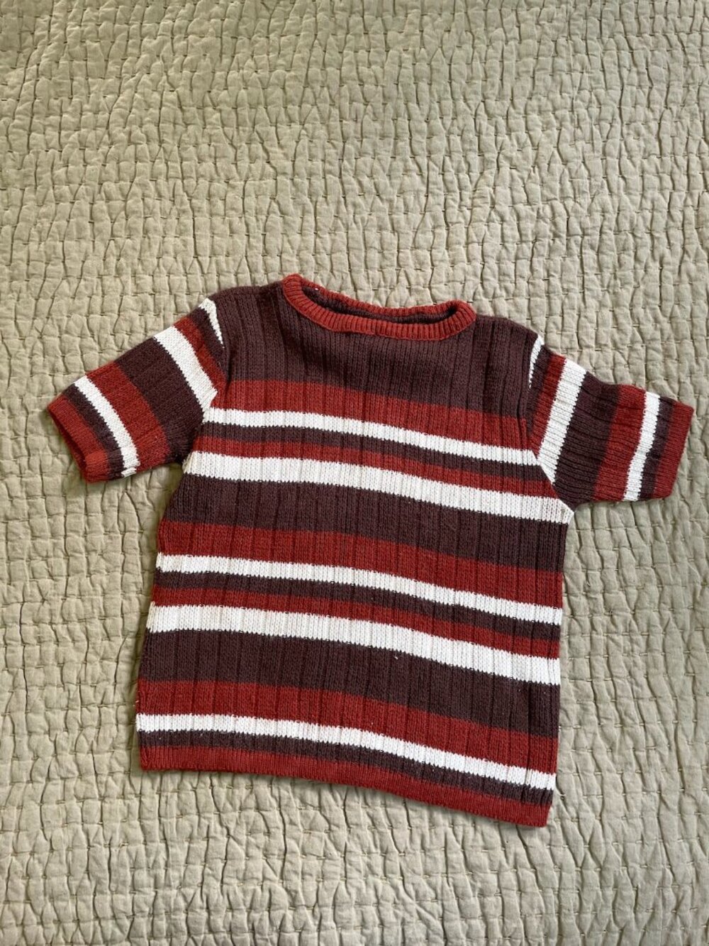 Vintage 1970s Knit Boxy Top